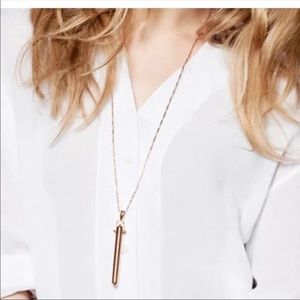 Stella & Dot - Rebel pendant necklace - rose gold